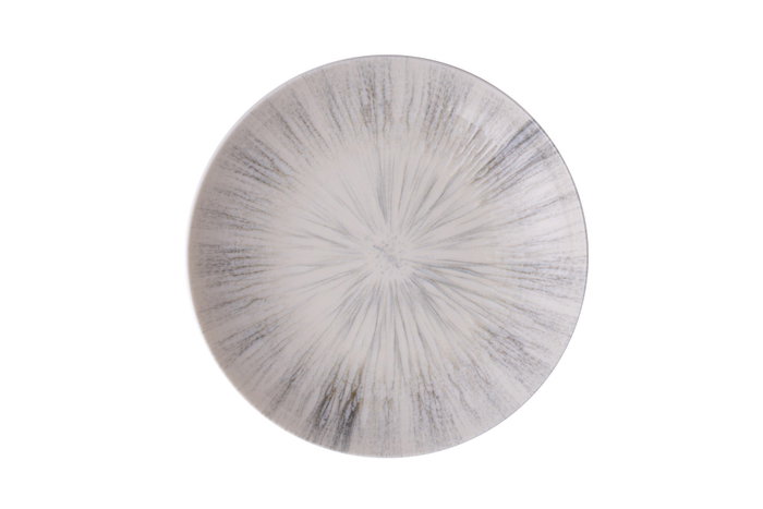 Hermia GBSATN24KY4R3869 Vajilla de Porcelana 24 Piezas para Experiencia Gastronómica Elegante y Funcional, Apta para Lavavajillas y Microondas